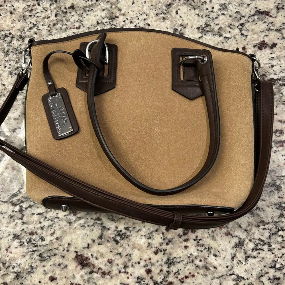 Cameleon Concealed Carry Tan and Brown Women's Handbag NWOT